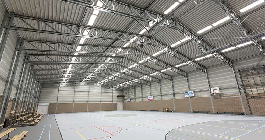 metal hall sports hall multifunctional frisomat interior segment1