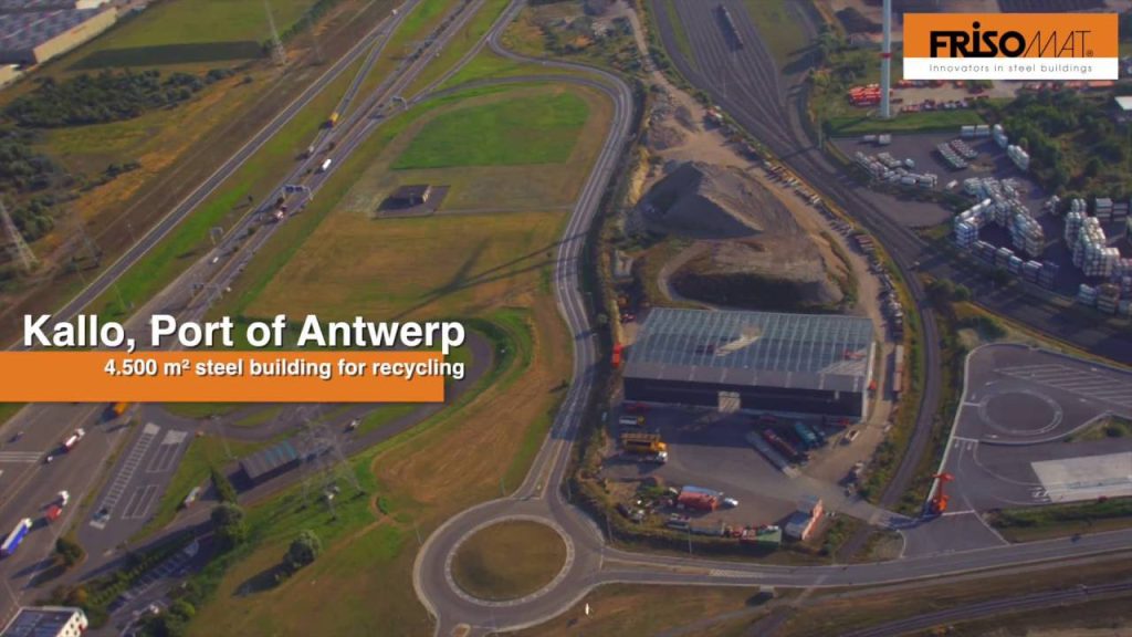 4.500 m² for DHollander Equipment in Port of Antwerp Frisomat recycling buildings