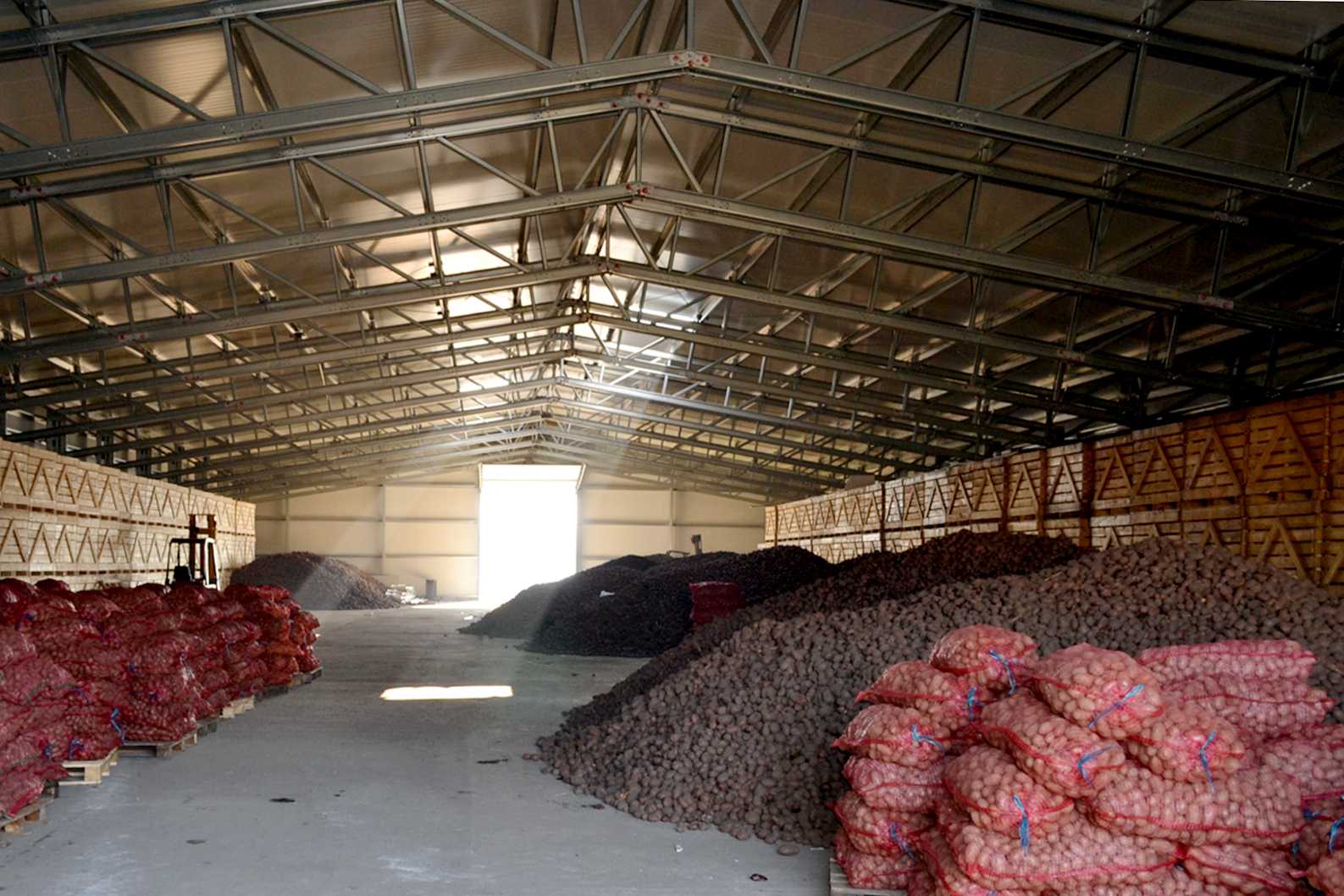 Agricultural buildings Potato storage Interior Frisomat