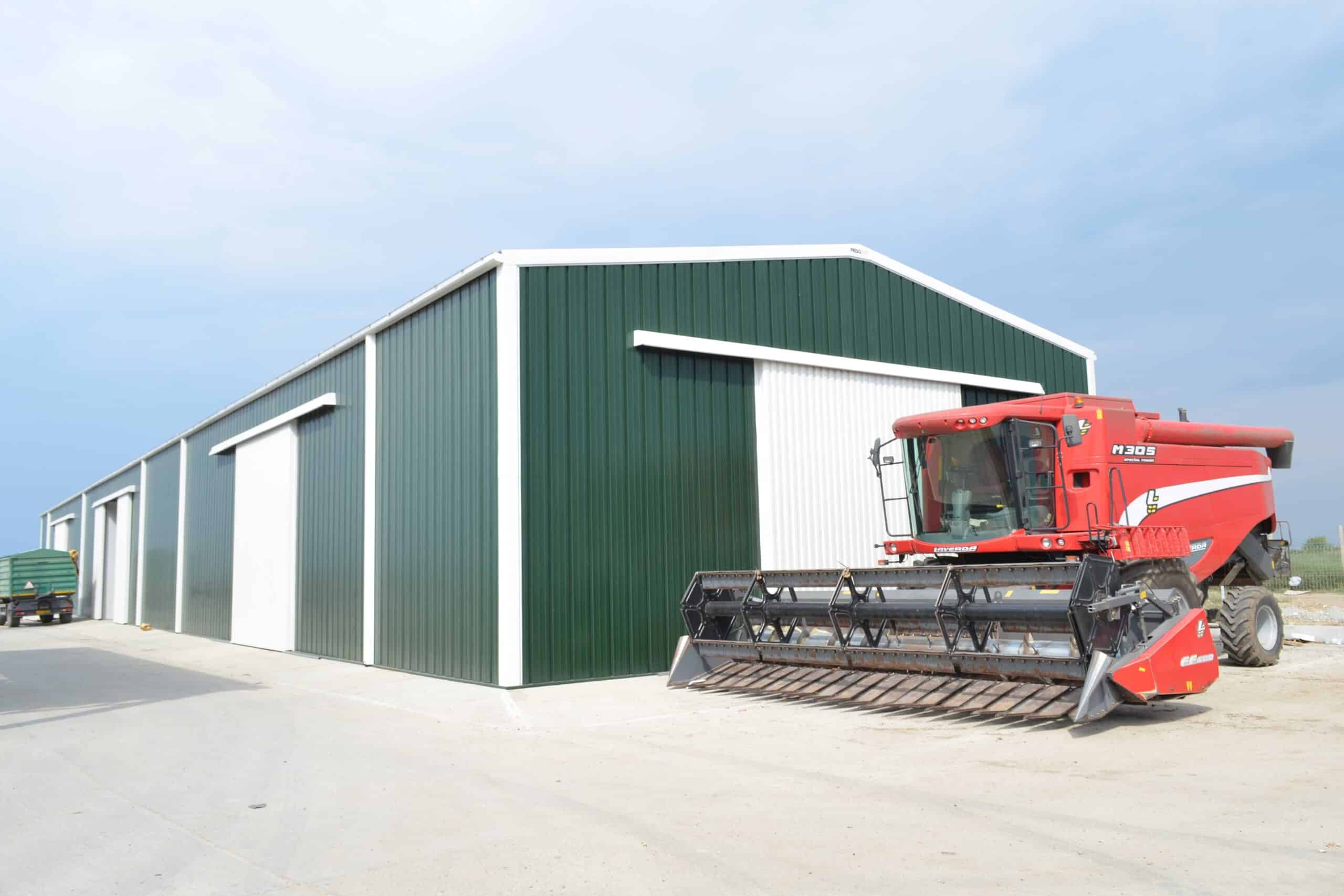 Agricultural buildings Storage hall Exterior Frisomat scaled