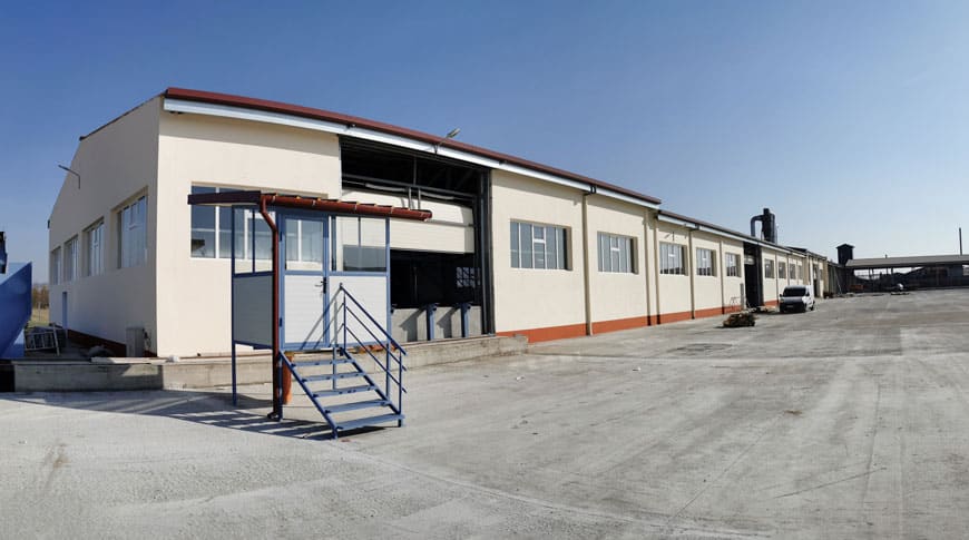 exterior hala productie prelucrare material lemnos