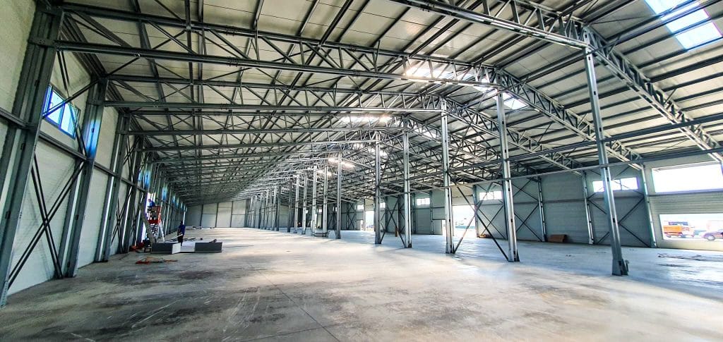 pentarom pitesti depozit 3400 mp hala metalica frisomat romania 12