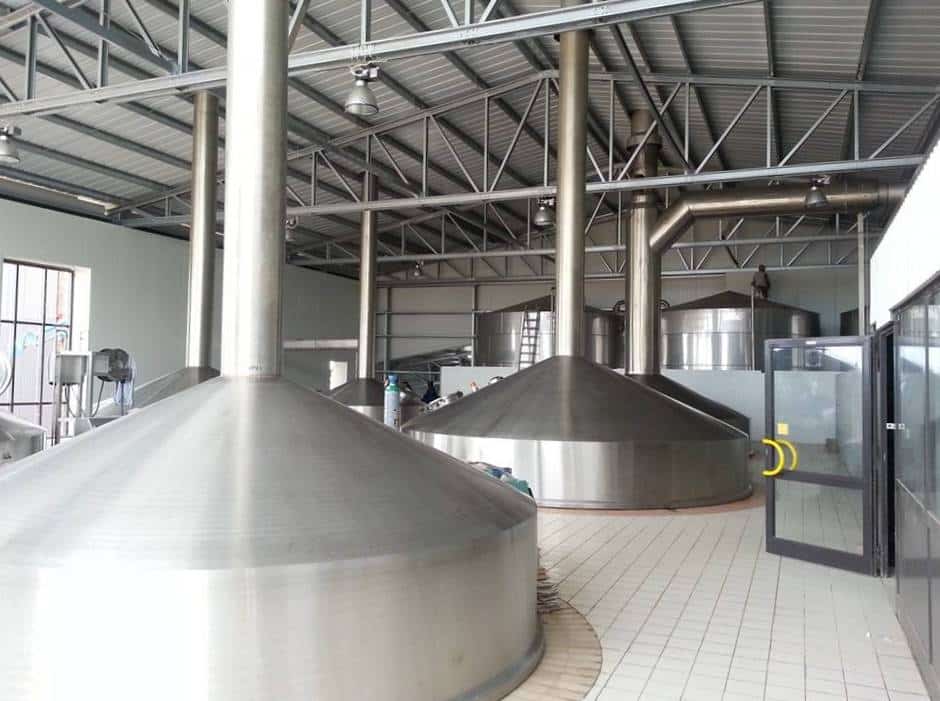 Photo de l'intérieur d'une usine agroalimentaire en France construite par Frisomat