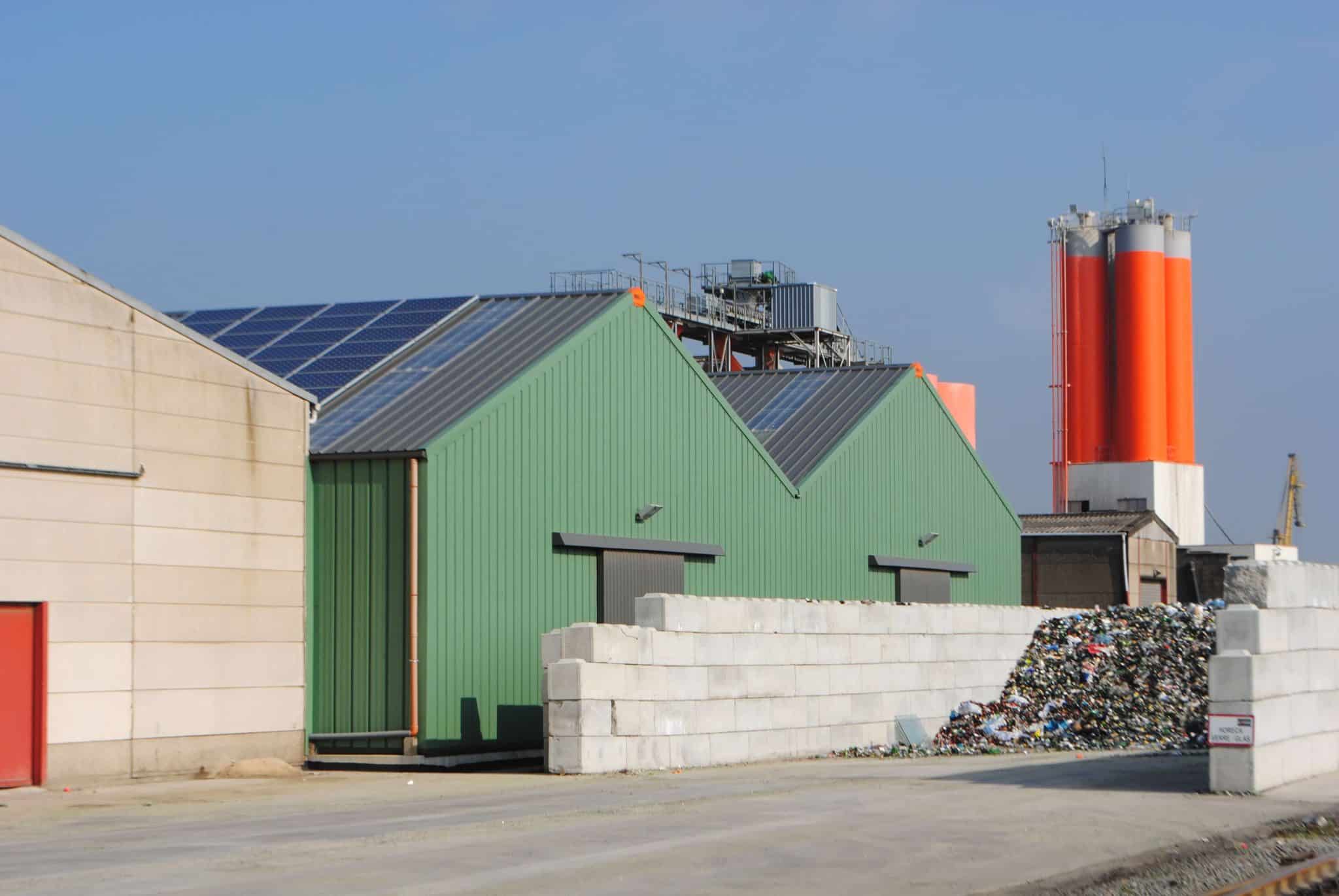 Photo de l'extérieur d'un bâtiment valorisation construit par Frisomat en France